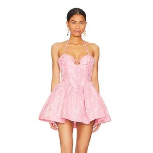 For Love & Lemons Faith Mini Dress Pink